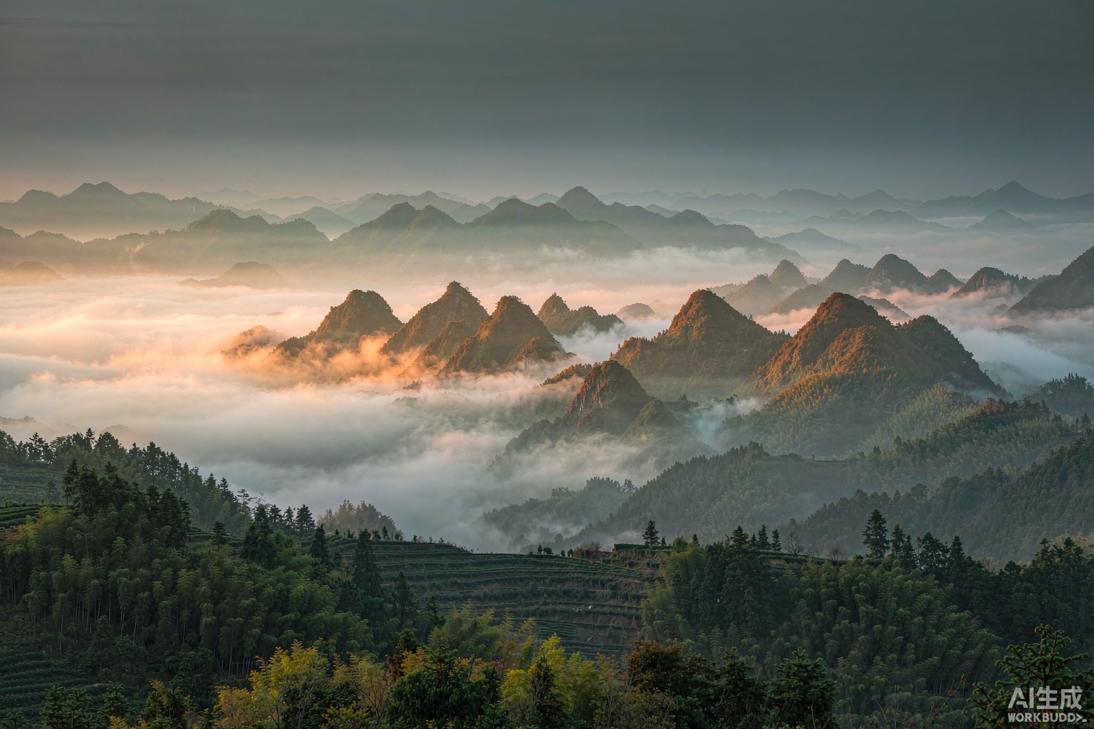 秦岭云海