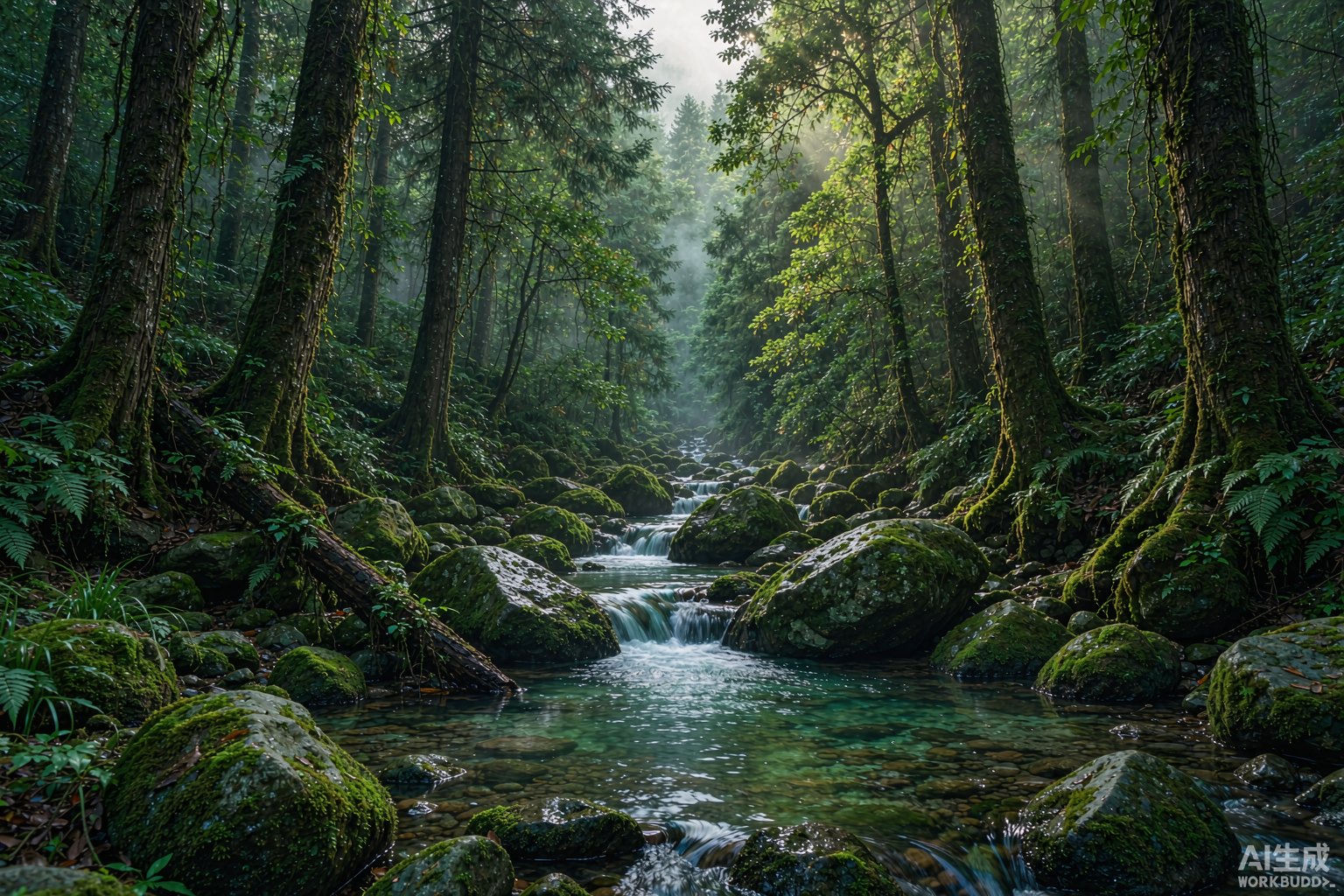 秦岭深山幽谷